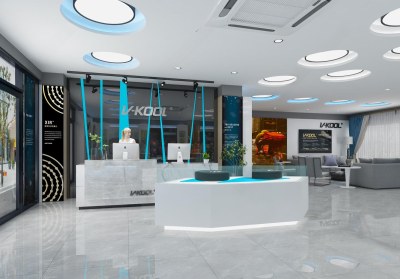 现代汽修店前台3D模型下载